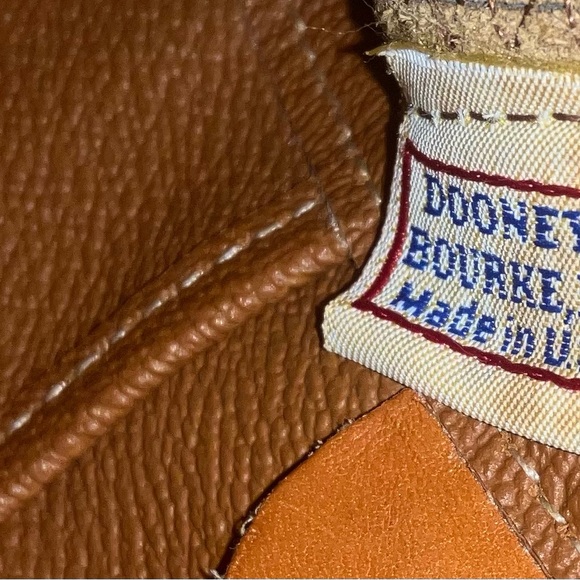 Like new, Dooney & Bourke Saddle Brown Leather Crossbody Bag & wallet. - Picture 13 of 13